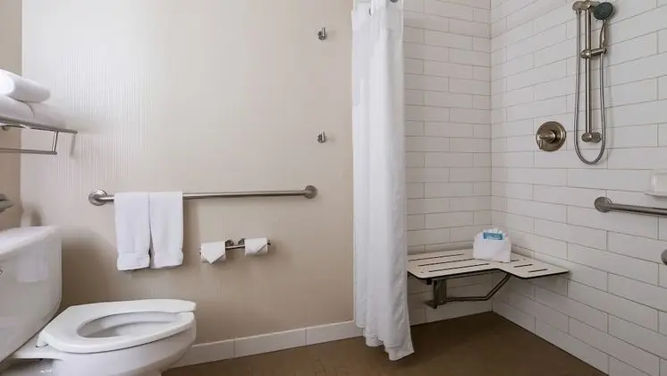Standard Oda, 1 Büyük (Queen) Boy Yatak, Engellilere Uygun (Roll-In Shower)