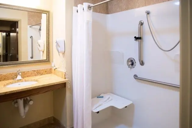 Standard Oda, 2 Büyük (Queen) Boy Yatak, Engellilere Uygun (Communications, Roll-In Shower)