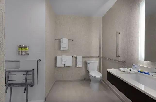 Standard Oda, 1 En Büyük (King) Boy Yatak, Engellilere Uygun (Roll-In Shower)
