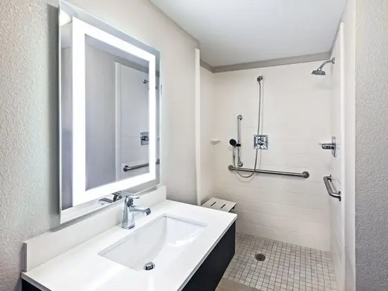 Standard Oda, 1 En Büyük (King) Boy Yatak, Engellilere Uygun (Mobility Roll-In Shower)