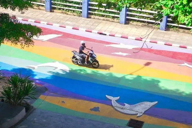 Standard Oda, 1 En Büyük (King) Boy Yatak (Rainbow Road View)