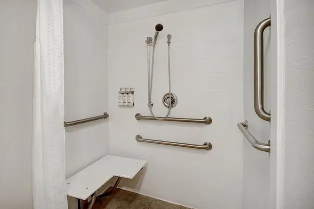 Standard Oda, 1 Büyük (Queen) Boy Yatak, Engellilere Uygun (Hearing, Roll-In Shower)