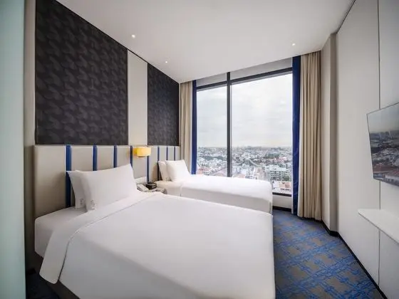 Standard Oda, 2 Tek Kişilik Yatak, Şehir Manzaralı (High Floor)