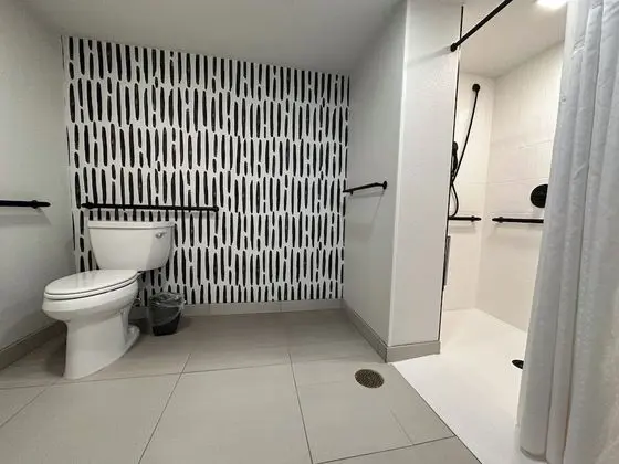 Oda, 2 Büyük (Queen) Boy Yatak, Engellilere Uygun (Mobility, Roll-In Shower)