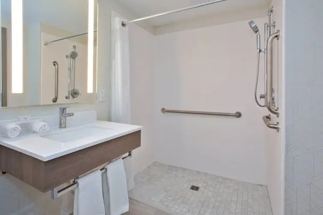 Standard Oda, 1 Büyük (Queen) Boy Yatak, Engellilere Uygun (Comm, Mobil, Roll In Shower)