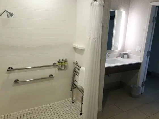 Oda, 1 En Büyük (King) Boy Yatak, Engellilere Uygun (Roll-In Shower)
