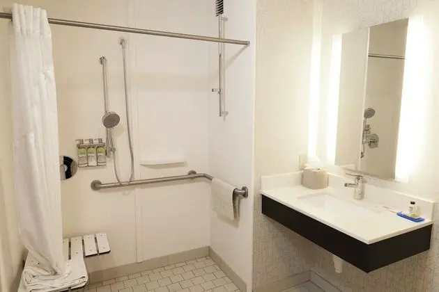 Standard Oda, 2 Büyük (Queen) Boy Yatak, Engellilere Uygun (Roll-In Shower)