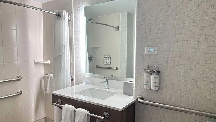 Oda, 1 En Büyük (King) Boy Yatak, Engellilere Uygun (Roll-In Shower)