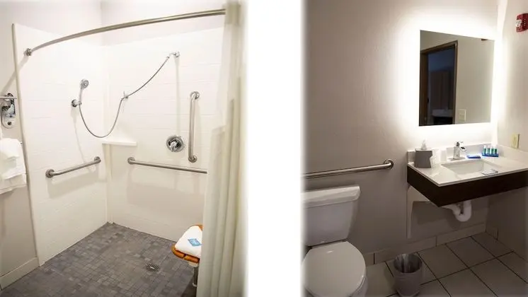 Oda, 1 En Büyük (King) Boy Yatak, Engellilere Uygun (Comms Accessible. Roll-In Shower)