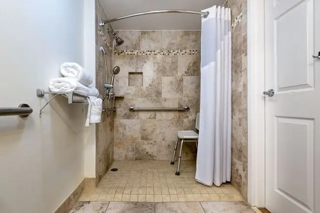 Standard Oda, 1 En Büyük (King) Boy Yatak, Engellilere Uygun (Roll-In Shower)
