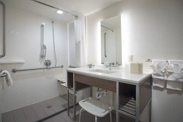 Oda, 1 En Büyük (King) Boy Yatak, Engellilere Uygun (Roll-In Shower)