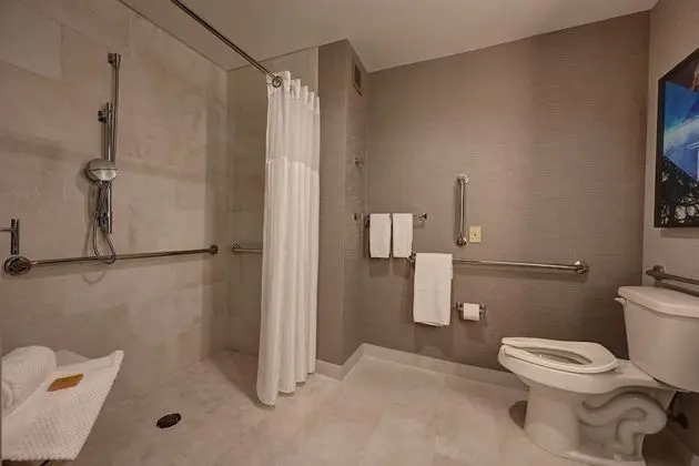 Oda, 1 En Büyük (King) Boy Yatak, Engellilere Uygun (Roll-In Shower)