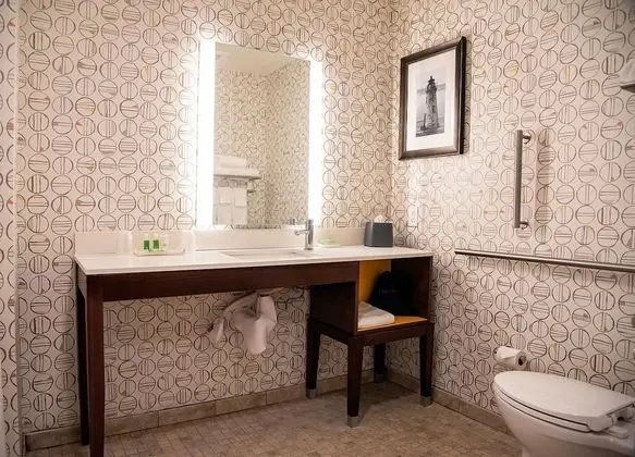 Standard Oda, 1 En Büyük (King) Boy Yatak, Engellilere Uygun (Communication, Roll-In Shower)