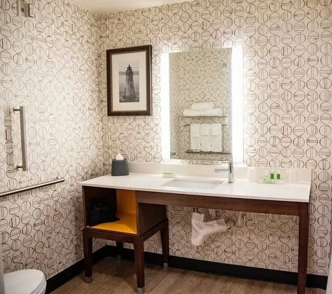 Standard Oda, 1 En Büyük (King) Boy Yatak, Engellilere Uygun (Communication, Roll-In Shower)