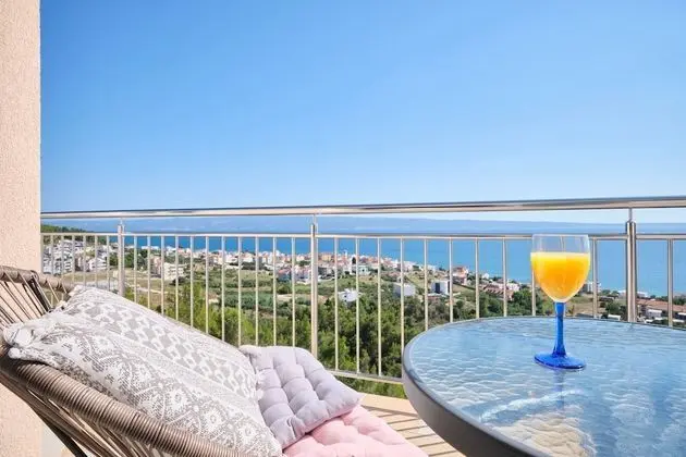 Deluxe Apart Daire, 1 Yatak Odası, Balkon, Deniz Manzaralı