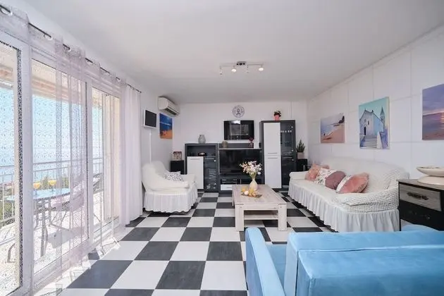 Deluxe Apart Daire, 1 Yatak Odası, Balkon, Deniz Manzaralı
