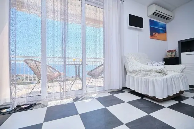 Deluxe Apart Daire, 1 Yatak Odası, Balkon, Deniz Manzaralı