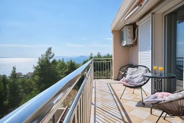 Deluxe Apart Daire, 1 Yatak Odası, Balkon, Deniz Manzaralı