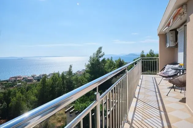 Deluxe Apart Daire, 1 Yatak Odası, Balkon, Deniz Manzaralı