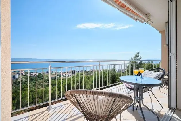 Deluxe Apart Daire, 1 Yatak Odası, Balkon, Deniz Manzaralı