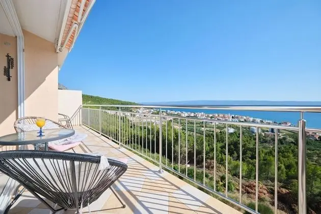 Deluxe Apart Daire, 1 Yatak Odası, Balkon, Deniz Manzaralı