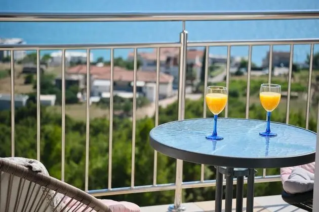 Deluxe Apart Daire, 1 Yatak Odası, Balkon, Deniz Manzaralı