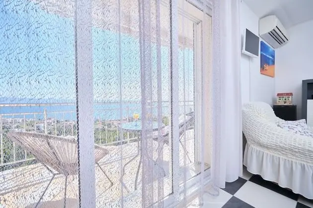Deluxe Apart Daire, 1 Yatak Odası, Balkon, Deniz Manzaralı