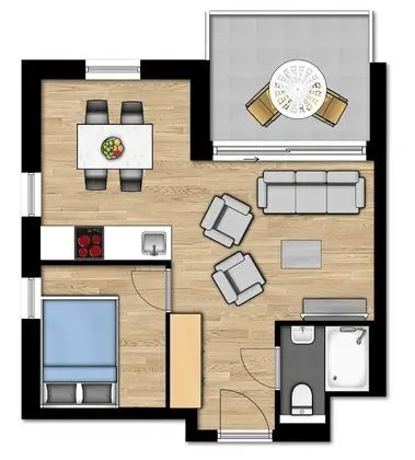 Comfort Suite - 4p | Bedroom - Sofa bed