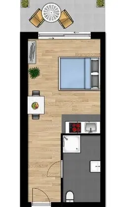 Essential Suite - 2p | Double bed - Disabled-friendly
