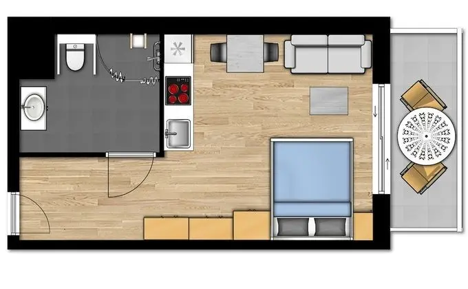Essential Suite - 2p | Double bed - Disabled-friendly