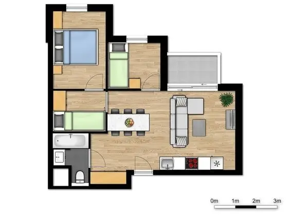Comfort Suite - 6p | 2 Bedrooms - Sleeping corner