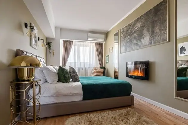 Deluxe Apart Daire, 2 Yatak Odası, Özel Banyo, Şehir Manzaralı