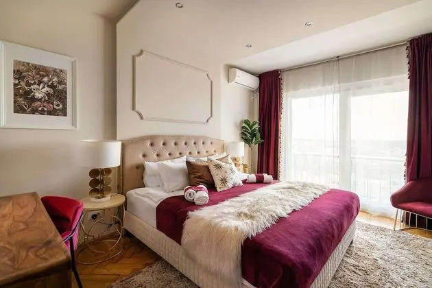 Deluxe Apart Daire, 2 Yatak Odası, Balkon, Şehir Manzaralı