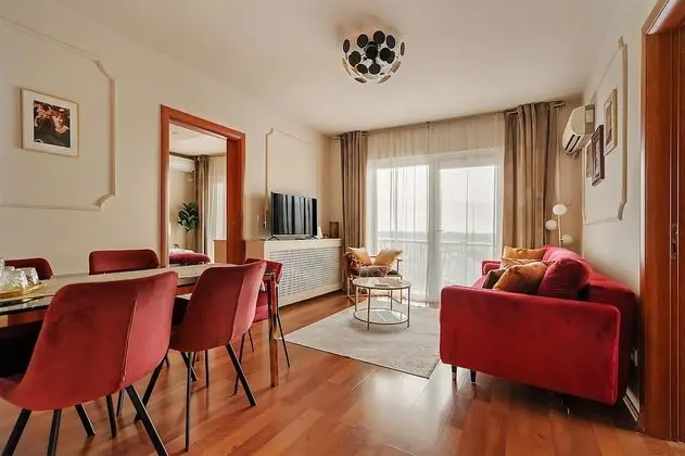 Deluxe Apart Daire, 2 Yatak Odası, Balkon, Şehir Manzaralı