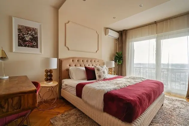 Deluxe Apart Daire, 2 Yatak Odası, Balkon, Şehir Manzaralı