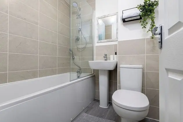 Ev, Özel Banyo (Modern New Build House)