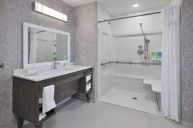 Süit, 1 Büyük (Queen) Boy Yatak, Engellilere Uygun (Roll-In Shower)