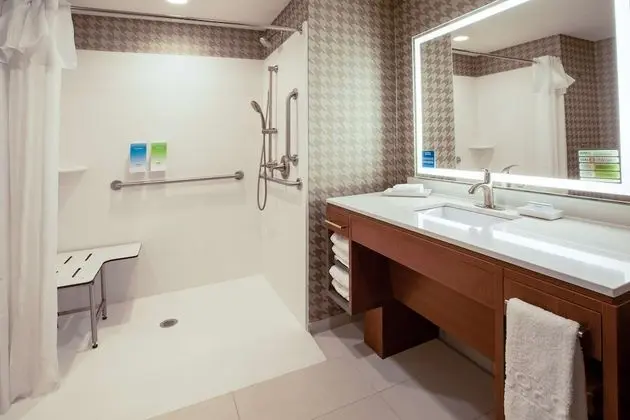 Stüdyo, 1 En Büyük (King) Boy Yatak, Engellilere Uygun, Sigara İçilmez (Roll-In Shower)