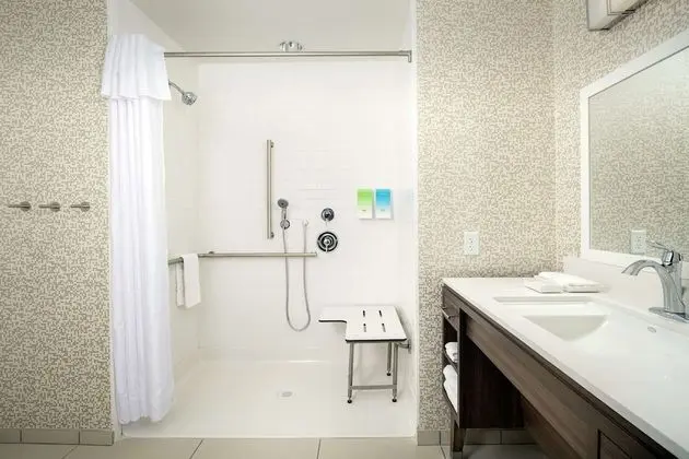 Stüdyo, 1 En Büyük (King) Boy Yatak, Engellilere Uygun (Roll-In Shower)