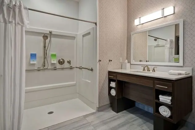 Süit, 1 Büyük (Queen) Boy Yatak, Engellilere Uygun (Roll-In Shower)