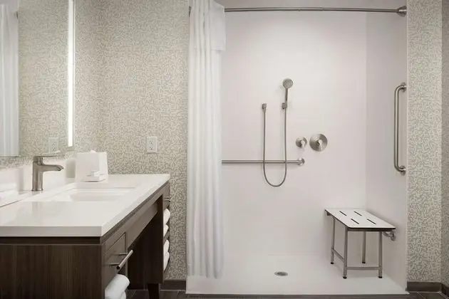 Stüdyo, 1 En Büyük (King) Boy Yatak, Engellilere Uygun (Roll-In Shower)