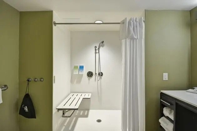 Oda, 1 Büyük (Queen) Boy Yatak, Engellilere Uygun, Sigara İçilmez (Roll-in Shower)