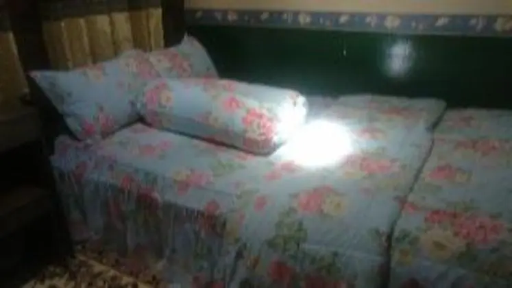 Bed in dormitory