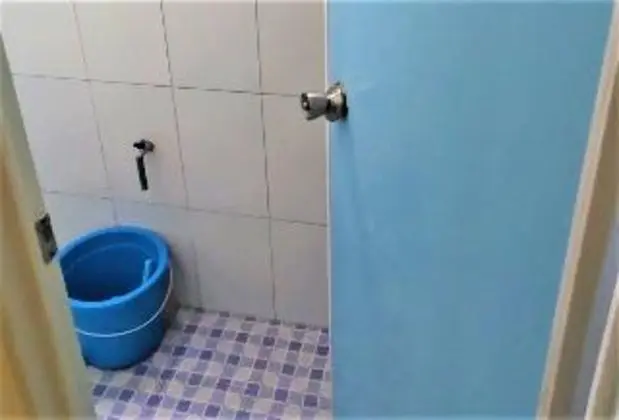 Bed in dormitory
