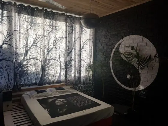 Design Tek Büyük Yataklı Oda, 1 Çift Kişilik Yatak, Bahçe Manzaralı
