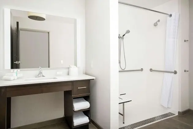 Stüdyo, 1 En Büyük (King) Boy Yatak, Engellilere Uygun (Mobility & Hearing, Roll-in Shower)