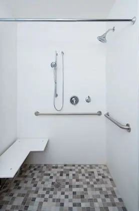 Stüdyo, 1 En Büyük (King) Boy Yatak, Engellilere Uygun (Roll-in Shower)