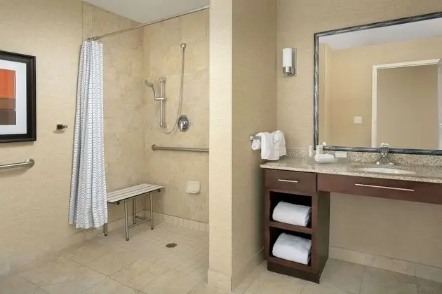 Stüdyo, 1 En Büyük (King) Boy Yatak ve Çekyat (Mobility & Hearing, Roll-in Shower)