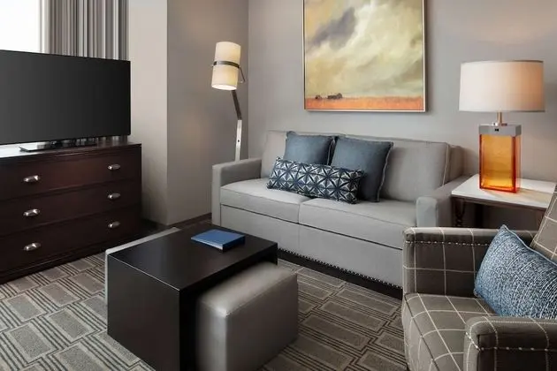 Suite, 2 Queen Beds, Accessible, City View (Hearing)