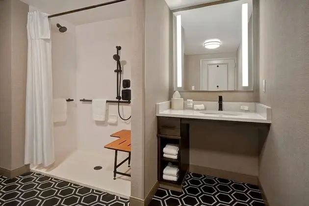 Stüdyo, 1 En Büyük (King) Boy Yatak, Engellilere Uygun, Sigara İçilmez (Roll-In Shower)
